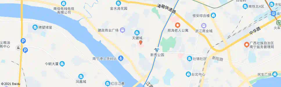 南宁市三医院_公交站地图_南宁公交_妙搜公交查询2024