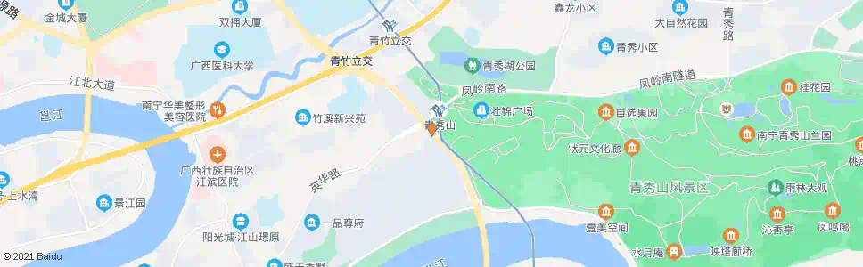 南宁南宁大桥北_公交站地图_南宁公交_妙搜公交查询2024