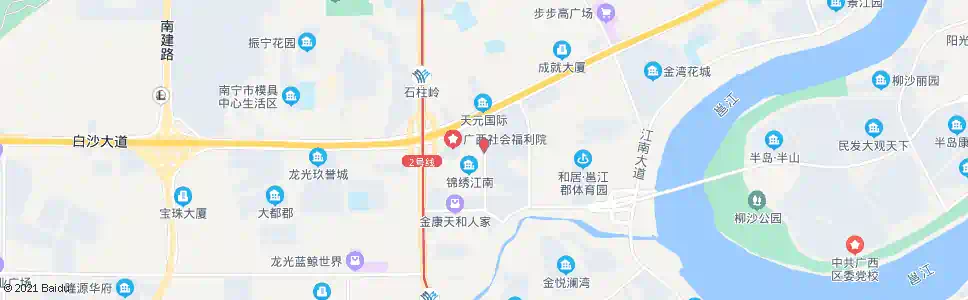 南宁圭贝白沙路口_公交站地图_南宁公交_妙搜公交查询2024