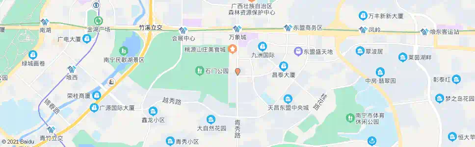 南宁青秀中柬路口_公交站地图_南宁公交_妙搜公交查询2024