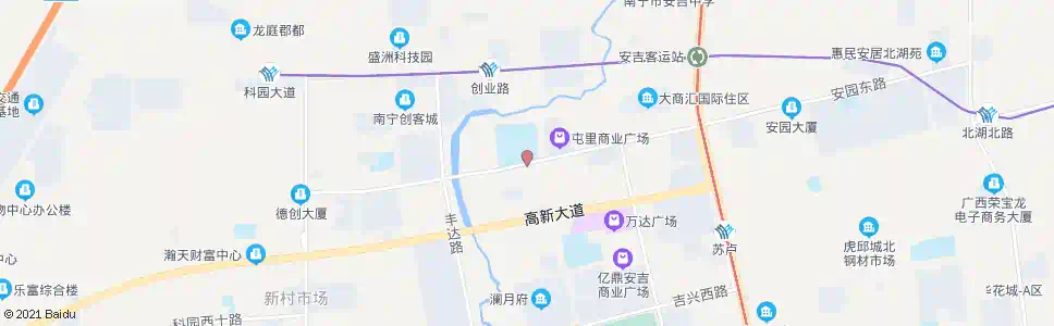 南宁罗赖发展路口_公交站地图_南宁公交_妙搜公交查询2024