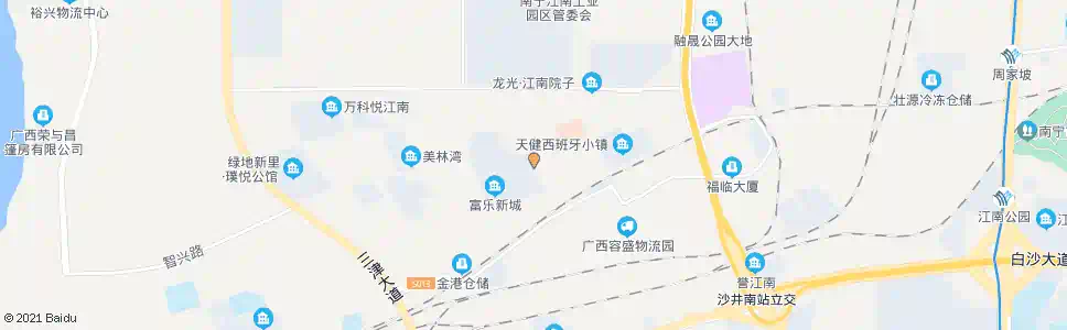 南宁智兴定强路口_公交站地图_南宁公交_妙搜公交查询2024