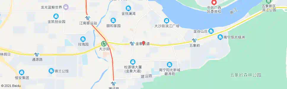 南宁五象团结路口_公交站地图_南宁公交_妙搜公交查询2024