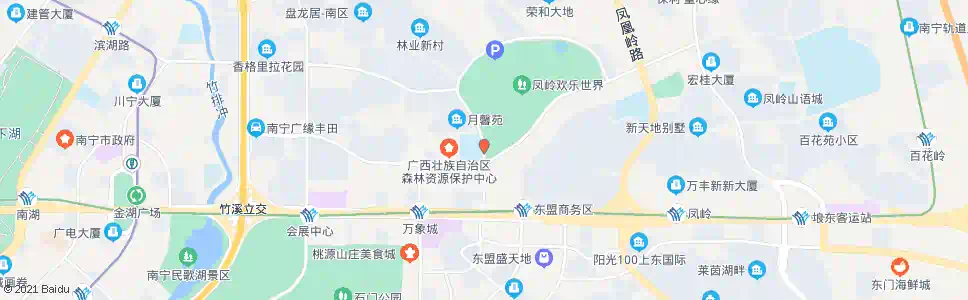 南宁云景月湾路口_公交站地图_南宁公交_妙搜公交查询2024