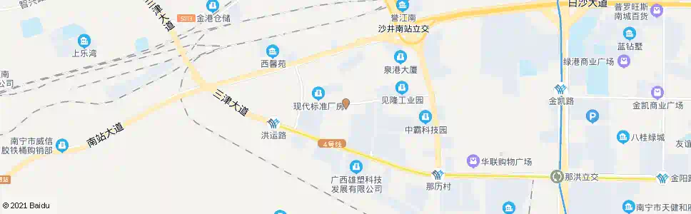 南宁金凯同兴路口_公交站地图_南宁公交_妙搜公交查询2024