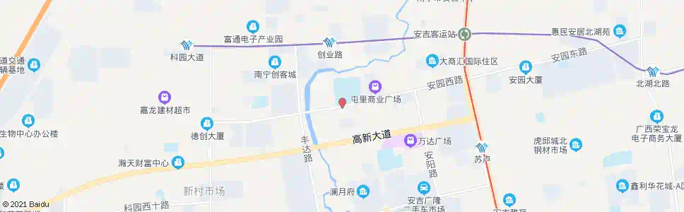 南宁罗赖创业路口_公交站地图_南宁公交_妙搜公交查询2024