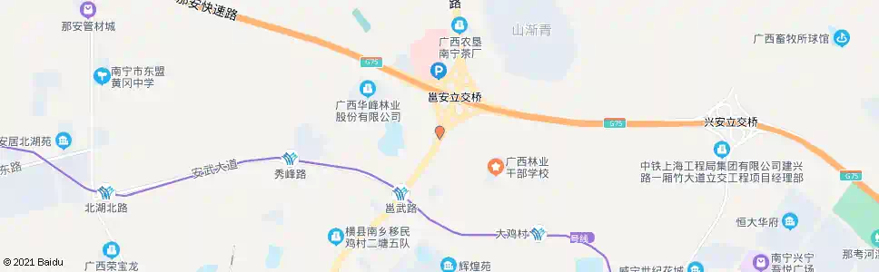 南宁鸡村四队_公交站地图_南宁公交_妙搜公交查询2024