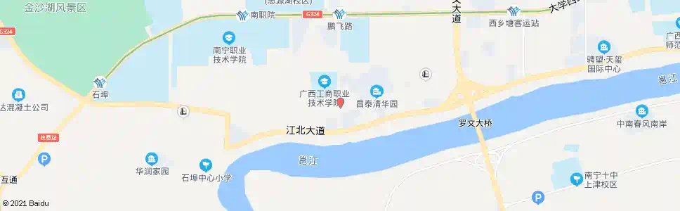 南宁邕隆鹏飞路口_公交站地图_南宁公交_妙搜公交查询2024