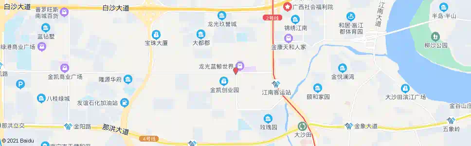 南宁金凯朋展路口_公交站地图_南宁公交_妙搜公交查询2024