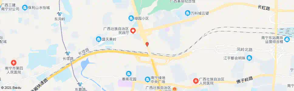 南宁厢竹大道中_公交站地图_南宁公交_妙搜公交查询2024