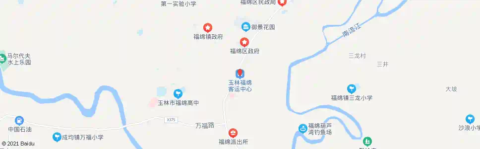 玉林福绵客运中心_公交站地图_玉林公交_妙搜公交查询2024