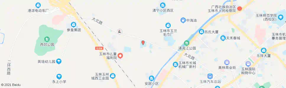 玉林实验中学_公交站地图_玉林公交_妙搜公交查询2024