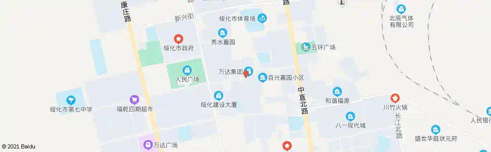 绥化万达公司_公交站地图_绥化公交_妙搜公交查询2024