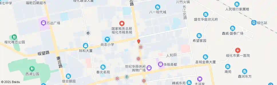 绥化建行_公交站地图_绥化公交_妙搜公交查询2024