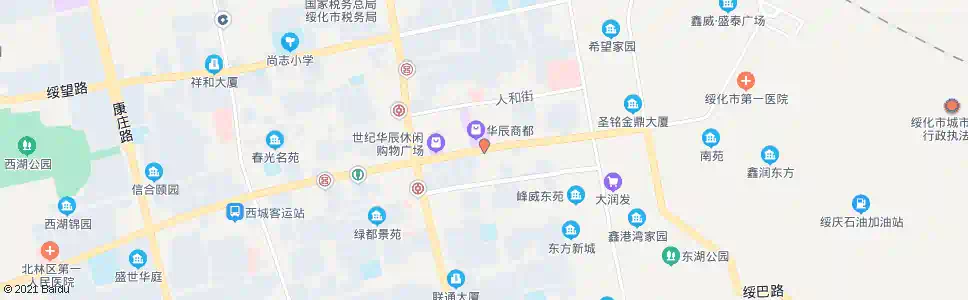 绥化华辰商都_公交站地图_绥化公交_妙搜公交查询2024