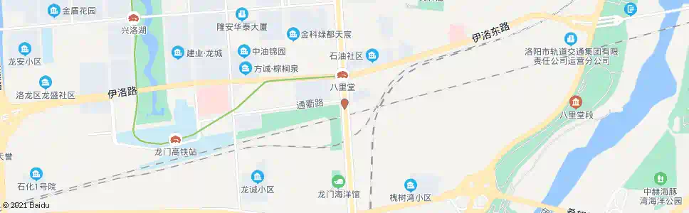 洛阳龙门大道通衢路口_公交站地图_洛阳公交_妙搜公交查询2024