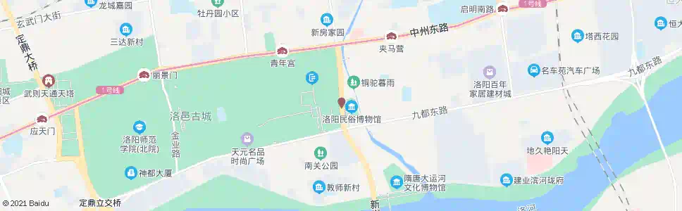 洛阳新街九都东路口_公交站地图_洛阳公交_妙搜公交查询2024