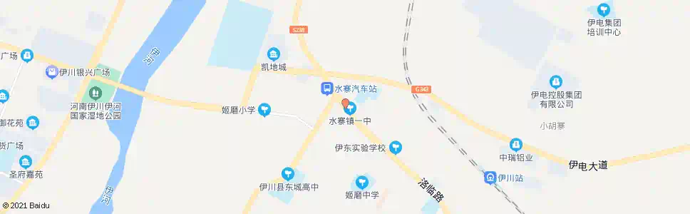 洛阳水寨_公交站地图_洛阳公交_妙搜公交查询2024