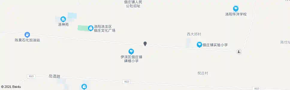 洛阳河佃村_公交站地图_洛阳公交_妙搜公交查询2024