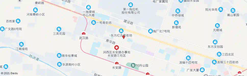 洛阳长安路景华路口北_公交站地图_洛阳公交_妙搜公交查询2024