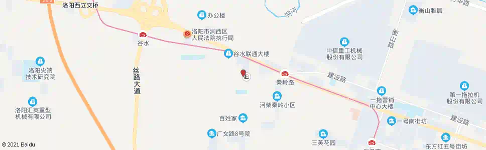 洛阳谷水西_公交站地图_洛阳公交_妙搜公交查询2024