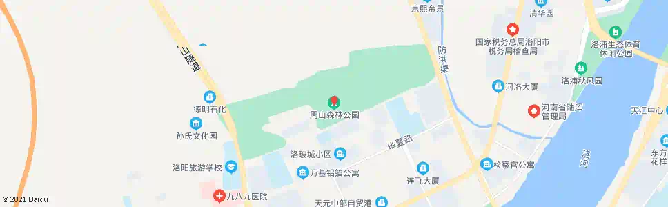 洛阳周山森林公园_公交站地图_洛阳公交_妙搜公交查询2024