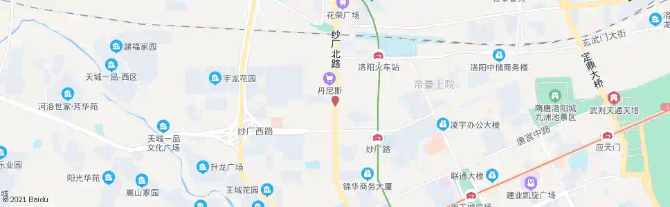 洛阳纱厂路口北_公交站地图_洛阳公交_妙搜公交查询2024