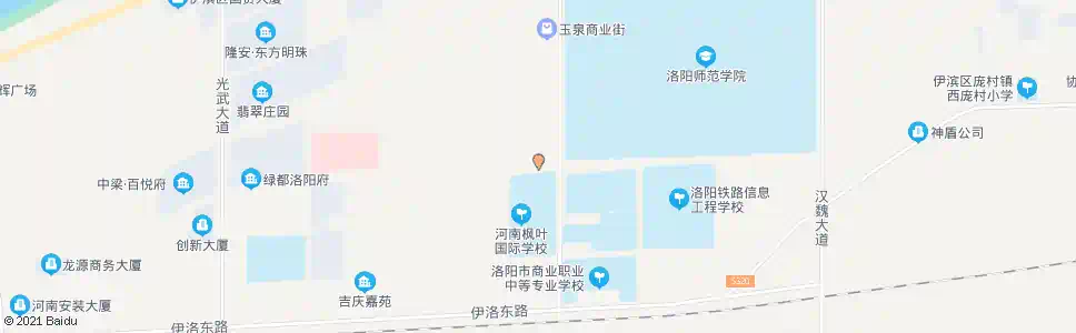 洛阳吉庆路玉泉街口西_公交站地图_洛阳公交_妙搜公交查询2024