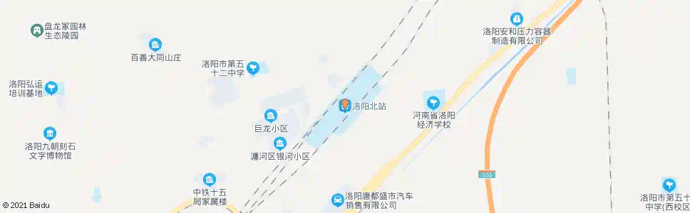 洛阳烟涧北_公交站地图_洛阳公交_妙搜公交查询2024