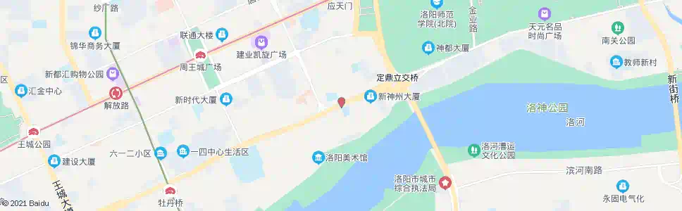 洛阳洛阳市第一中医院(定鼎立交桥西)_公交站地图_洛阳公交_妙搜公交查询2024