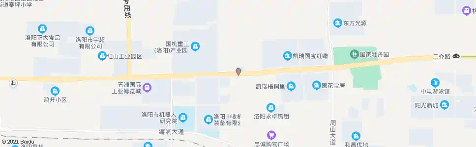 洛阳上寨西_公交站地图_洛阳公交_妙搜公交查询2024