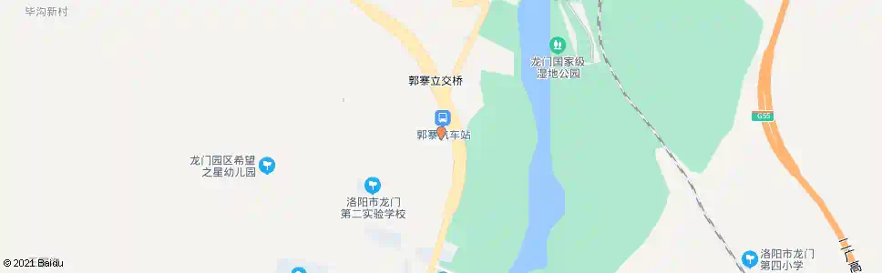 洛阳郭寨_公交站地图_洛阳公交_妙搜公交查询2024