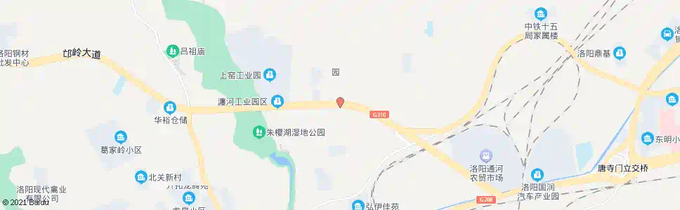 洛阳三一零国道龙光路口_公交站地图_洛阳公交_妙搜公交查询2024