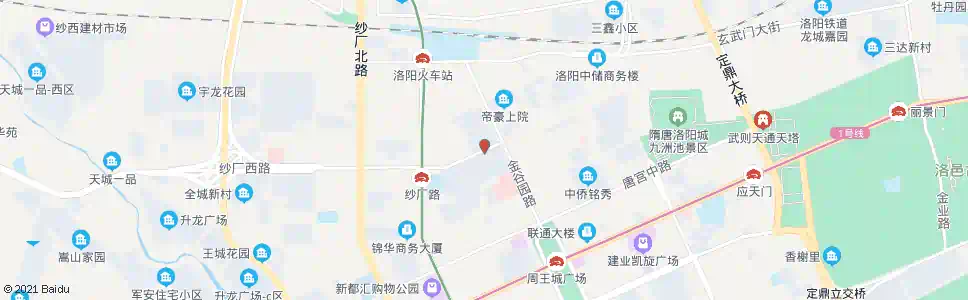 洛阳纱厂东路金谷园路口_公交站地图_洛阳公交_妙搜公交查询2024