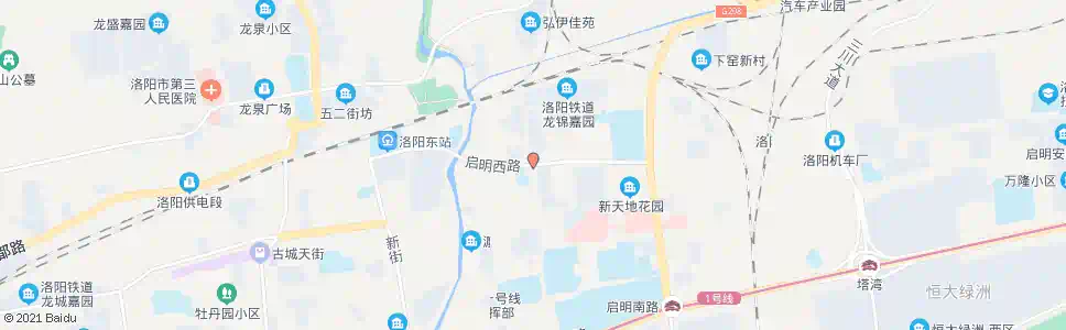 洛阳启明西路夹马营路口_公交站地图_洛阳公交_妙搜公交查询2024