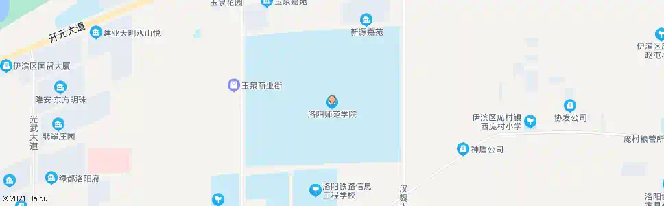 洛阳师范学院新校区_公交站地图_洛阳公交_妙搜公交查询2024