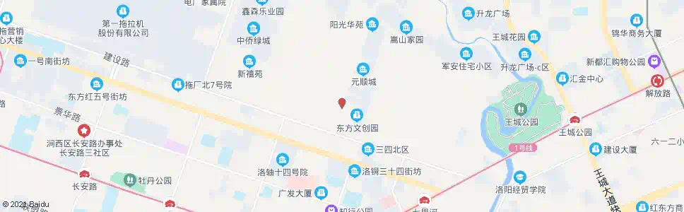 洛阳泰山路建设路口_公交站地图_洛阳公交_妙搜公交查询2024