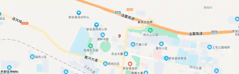 洛阳新安县畛河大道_公交站地图_洛阳公交_妙搜公交查询2024