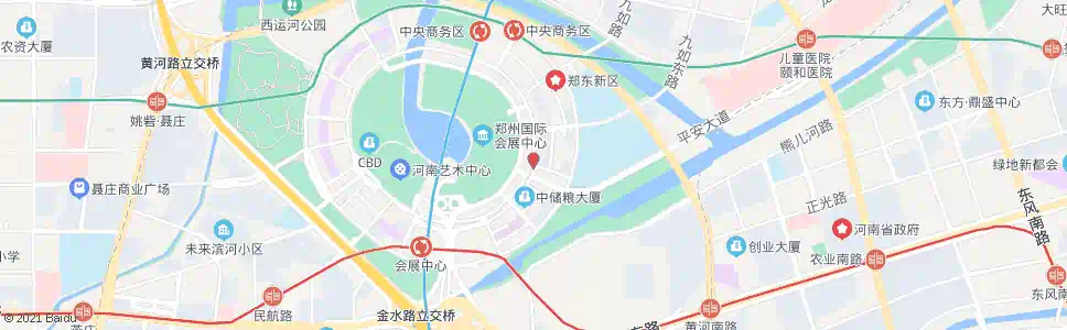 郑州商务内环路商务东三街站_公交站地图_郑州公交_妙搜公交查询2024