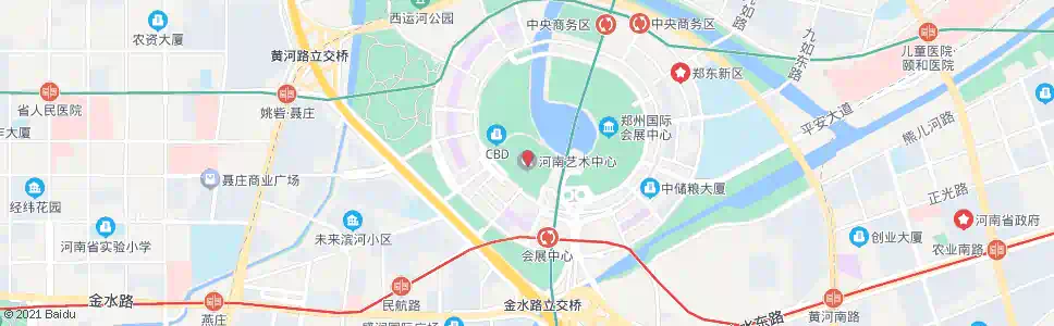 郑州艺术中心_公交站地图_郑州公交_妙搜公交查询2024