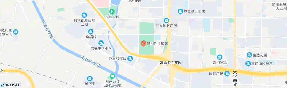 郑州郑州烈士陵园_公交站地图_郑州公交_妙搜公交查询2024