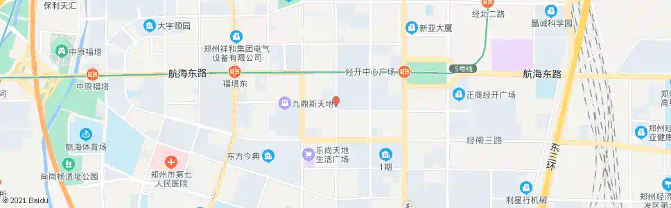 郑州经开第六大街经南二路_公交站地图_郑州公交_妙搜公交查询2024