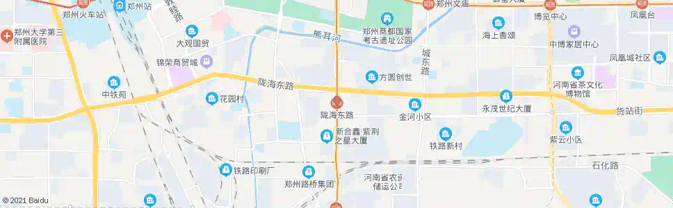 郑州陇海东路站_公交站地图_郑州公交_妙搜公交查询2024