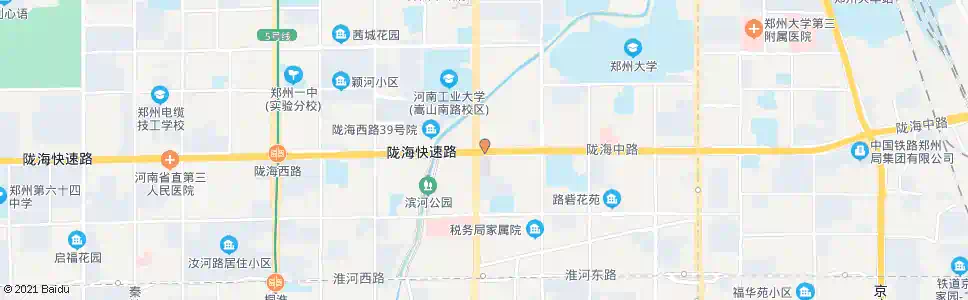 郑州陇海路嵩山路(BRT)_公交站地图_郑州公交_妙搜公交查询2024