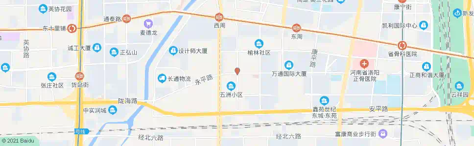 郑州永平路西周路_公交站地图_郑州公交_妙搜公交查询2024