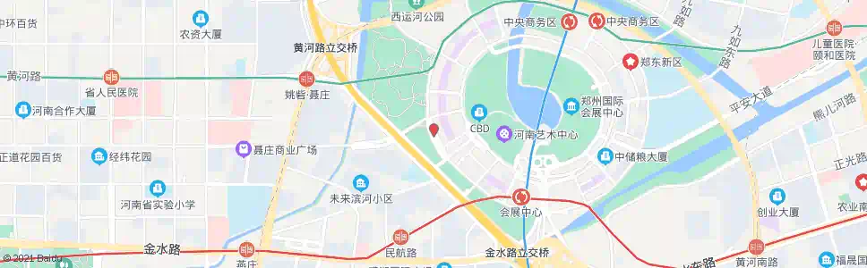 郑州商务外环路商务西三街_公交站地图_郑州公交_妙搜公交查询2024