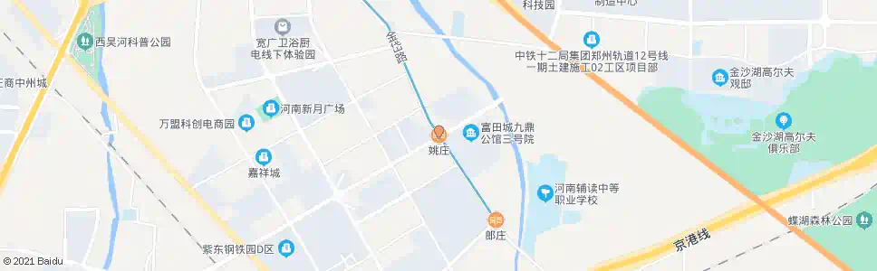 郑州姚庄_公交站地图_郑州公交_妙搜公交查询2024