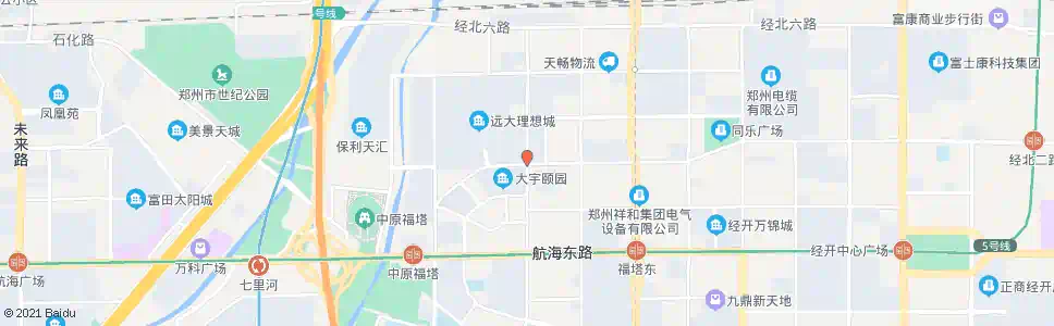 郑州经开第一大街经北二路_公交站地图_郑州公交_妙搜公交查询2024