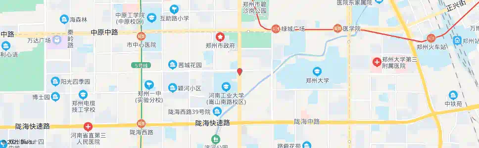 郑州伊河路嵩山路站_公交站地图_郑州公交_妙搜公交查询2024