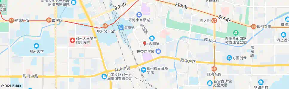 郑州银基商贸城站_公交站地图_郑州公交_妙搜公交查询2024